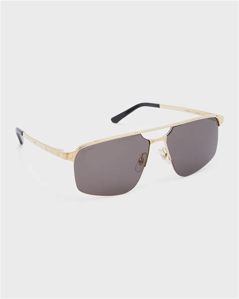 gucci rimless square metal sunglasses|Gucci polarized sunglasses men's.